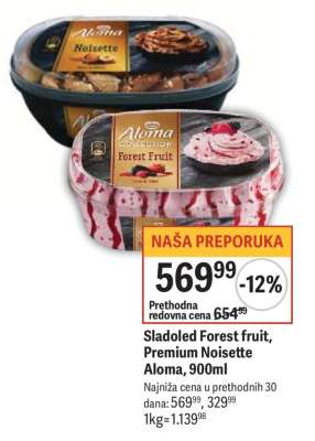 Sladoled Forest fruit, Premium Noisette Aloma, 900ml