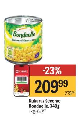 Kukuruz šećerac Bonduelle 340g