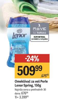 Omekšivač za veš Perle Lenor Spring, 150g