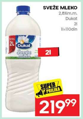 sveže mleko