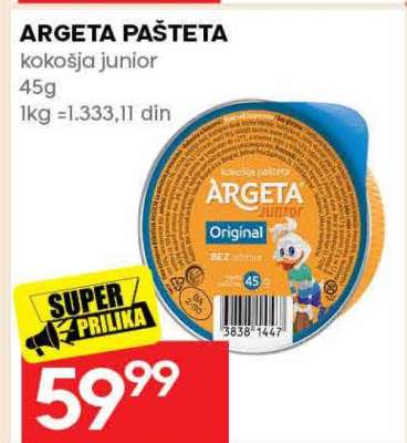 ARGETA PAŠTETA