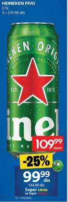 HEINEKEN PIVO