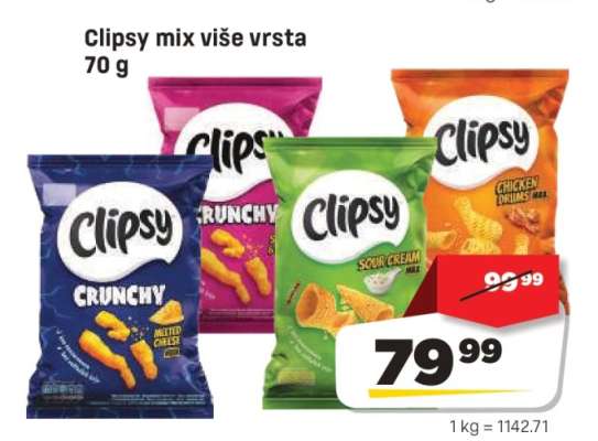 Clipy mix više vrsta