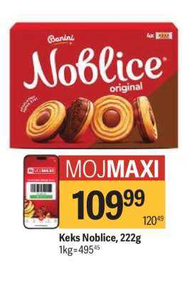 Keks Noblice, 222g