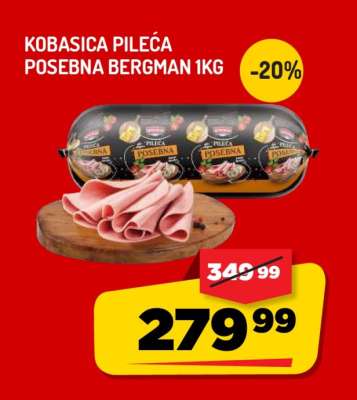 Kobasica Pileća Posebna Bergman 1kg