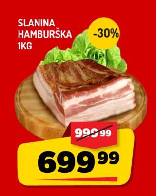 SLANINA HAMBURŠKA 1kg