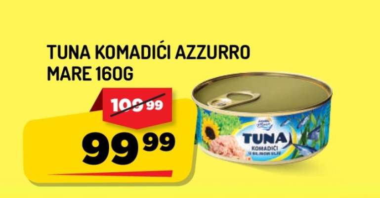 Tuna Komadići Azzurro Mare 160g