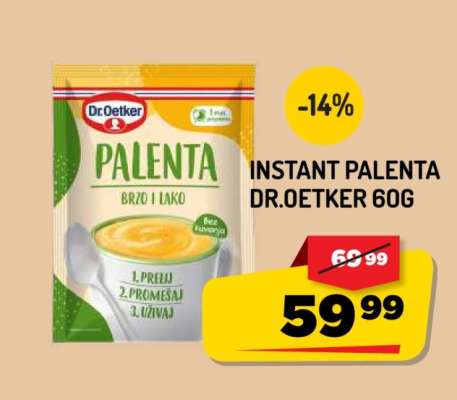 Instant palenta Dr. Oetker 60g