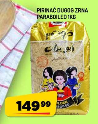 Pirinac dugog zrna Paraboiled 1kg
