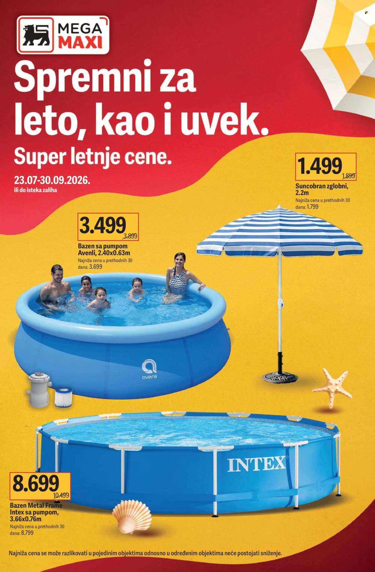 Mega Maxi katalog - 23.07.2026 - 30.09.2026. Stranica 1