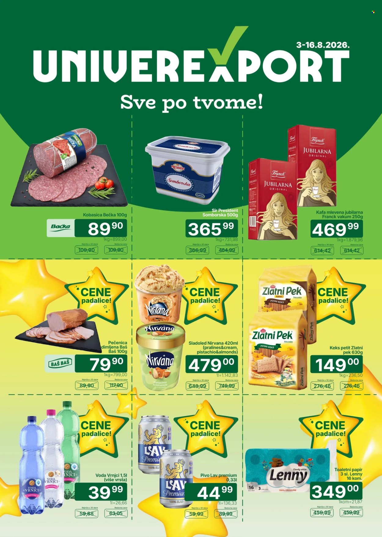 Univerexport katalog - 03.08.2026 - 16.08.2026. Stranica 1