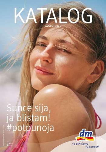 dm drogerie katalog - 01.08.2026 - 31.08.2026.