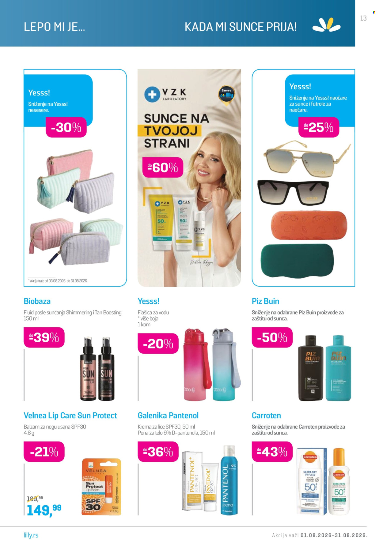 Lilly Drogerie katalog - 01.08.2026 - 31.08.2026. Stranica 13