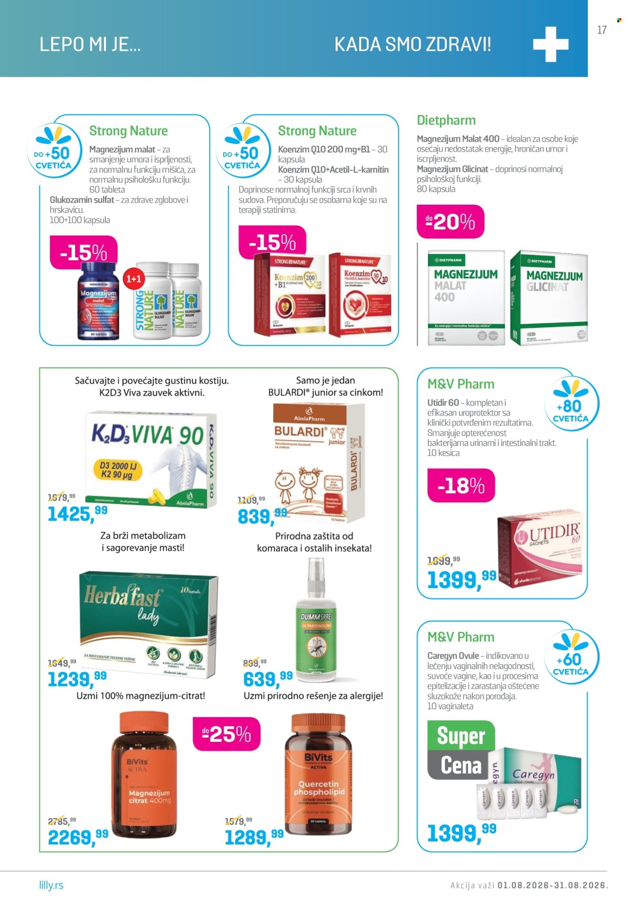 Lilly Drogerie katalog - 01.08.2026 - 31.08.2026. Stranica 17