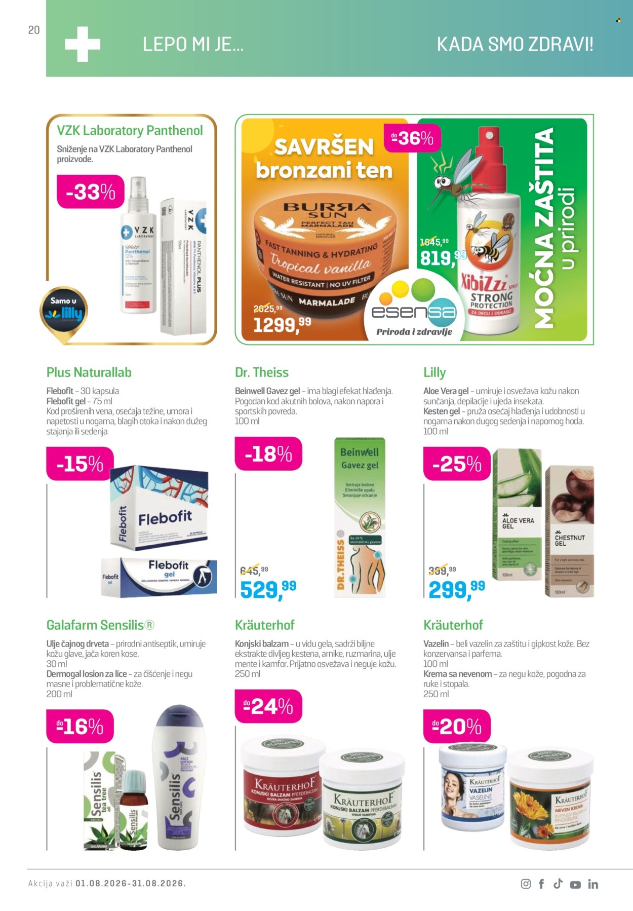 Lilly Drogerie katalog - 01.08.2026 - 31.08.2026. Stranica 20
