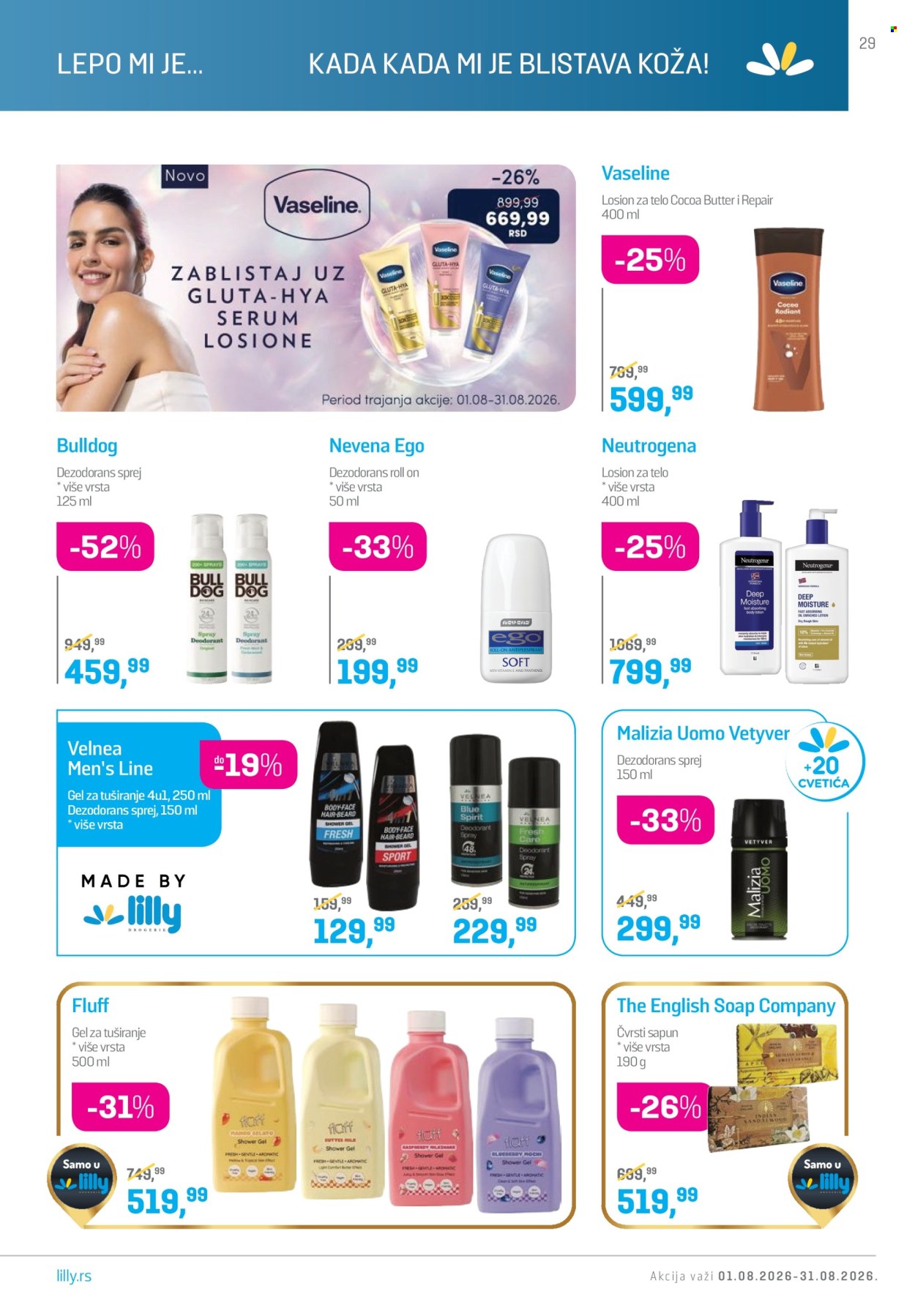 Lilly Drogerie katalog - 01.08.2026 - 31.08.2026. Stranica 29