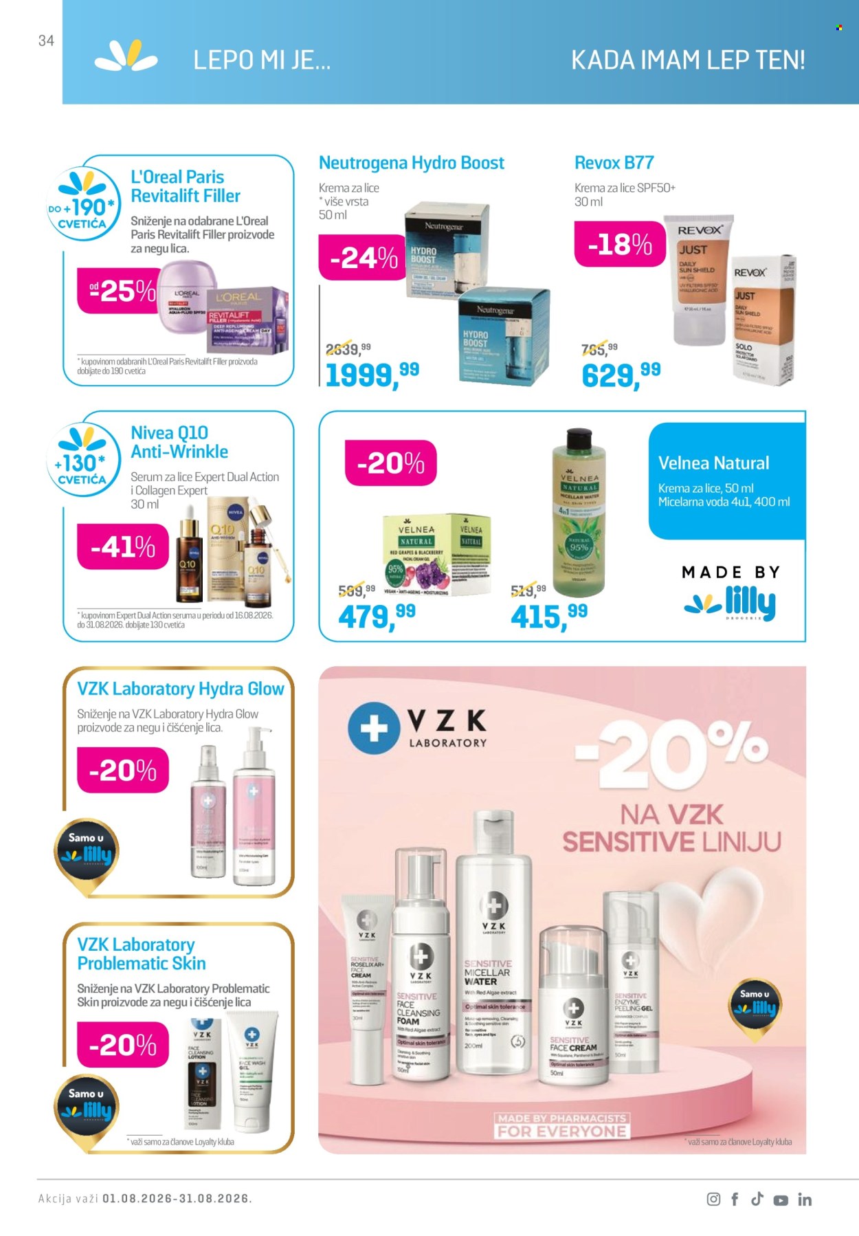 Lilly Drogerie katalog - 01.08.2026 - 31.08.2026. Stranica 34