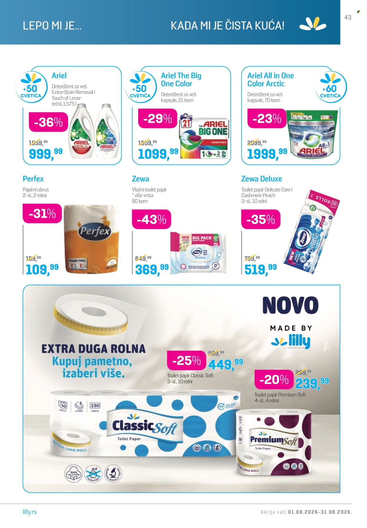 Lilly Drogerie katalog - 01.08.2026 - 31.08.2026. Stranica 43
