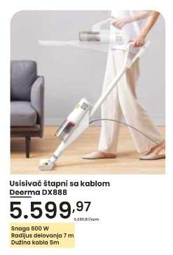 Usisivač štapni sa kablom Deerma DX888