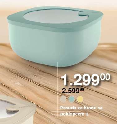 Posuda za hranu sa poklopcem L