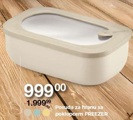 Posuda za hranu sa poklopcem FREEZER
