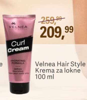 Velnea Hair Style Krema za lokne 100 ml