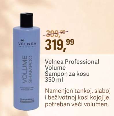 Velnea Professional Volume Šampon za kosu 350 ml