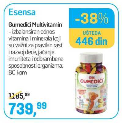 Esensa Gumedići Multivitamin