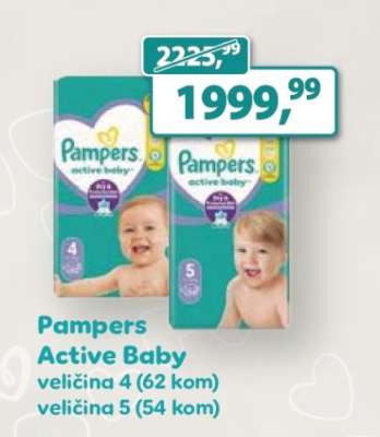 Pampers active baby