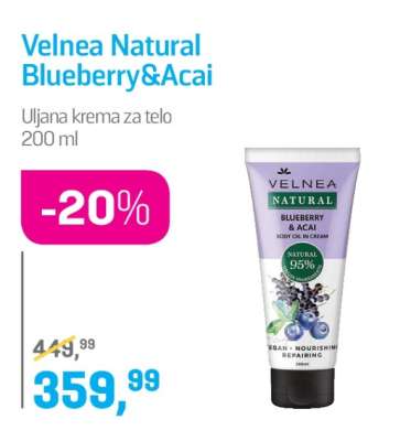 Velnea Natural Blueberry&Acai