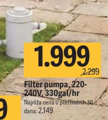 Filter pumpa