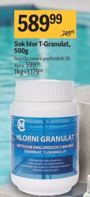 Sok hlor T-Granulat, 500g