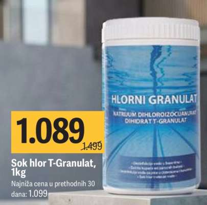 Sok hlor T-Granulat, 1kg