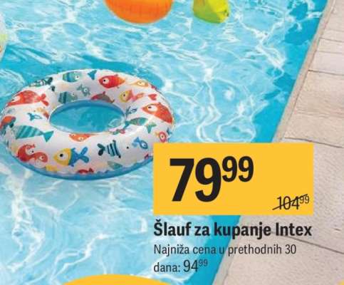 Šlauf za kupanje Intex