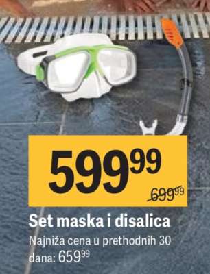 Set maska i disalica