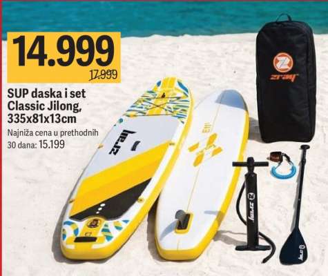 SUP daska i set Classic Jilong, 335x81x13cm