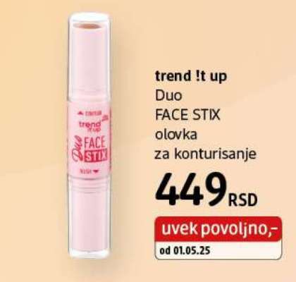 trend !t up Duo FACE STIX olovka za konturisanje