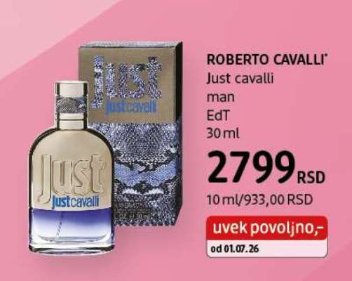 ROBERTO CAVALLI Just cavalli
