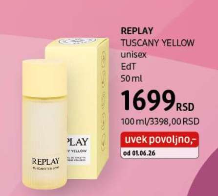 REPLAY TUSCANY YELLOW
