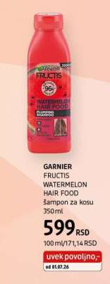 GARNIER FRUCTIS WATERMELON HAIR FOOD