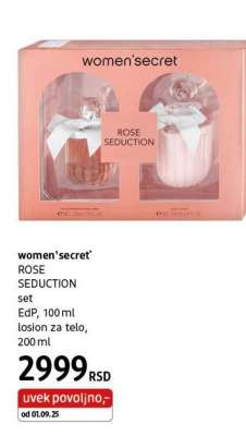 women'secret ROSE SEDUCTION set
