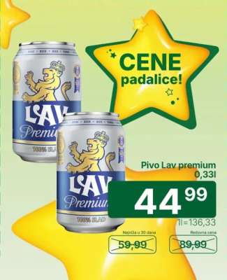 Pivo lav premium