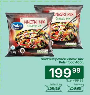 Smrznuti povrće kineski mix Polar food 400g