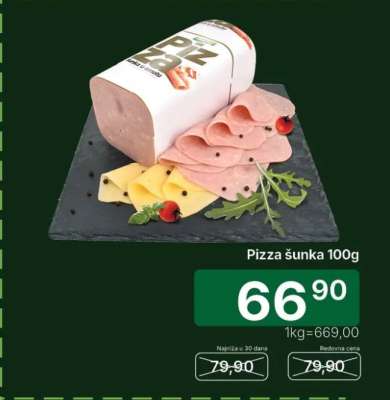 Pizza sunka 100g