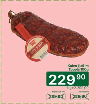 Kulen ljuti Im Topola 100g