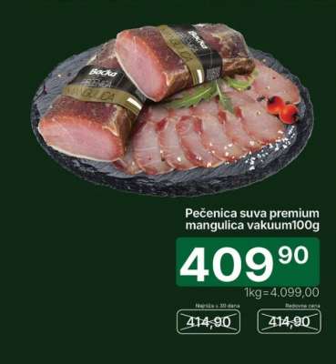 Pečenica suva premium mangulica vakuum 100g