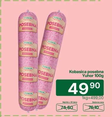 Kobasica posebna Yuhor 100g