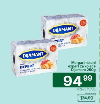 Margarin stoni expert za kolače Dijamant 250g