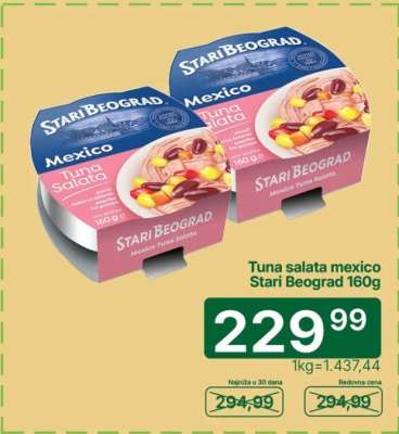 Tuna salata mexico Stari Beograd 160g