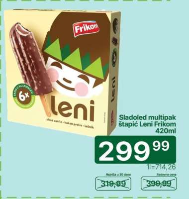Sladoled multipak štapić Leni Frikom 420ml
